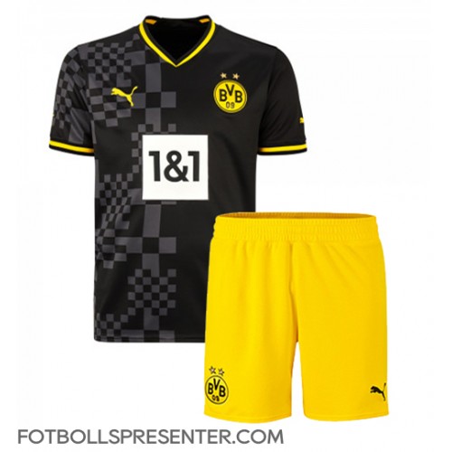 Borussia Dortmund Sebastien Haller #9 Bortatröja Barn 2022-23 Kortärmad (+ korta byxor)